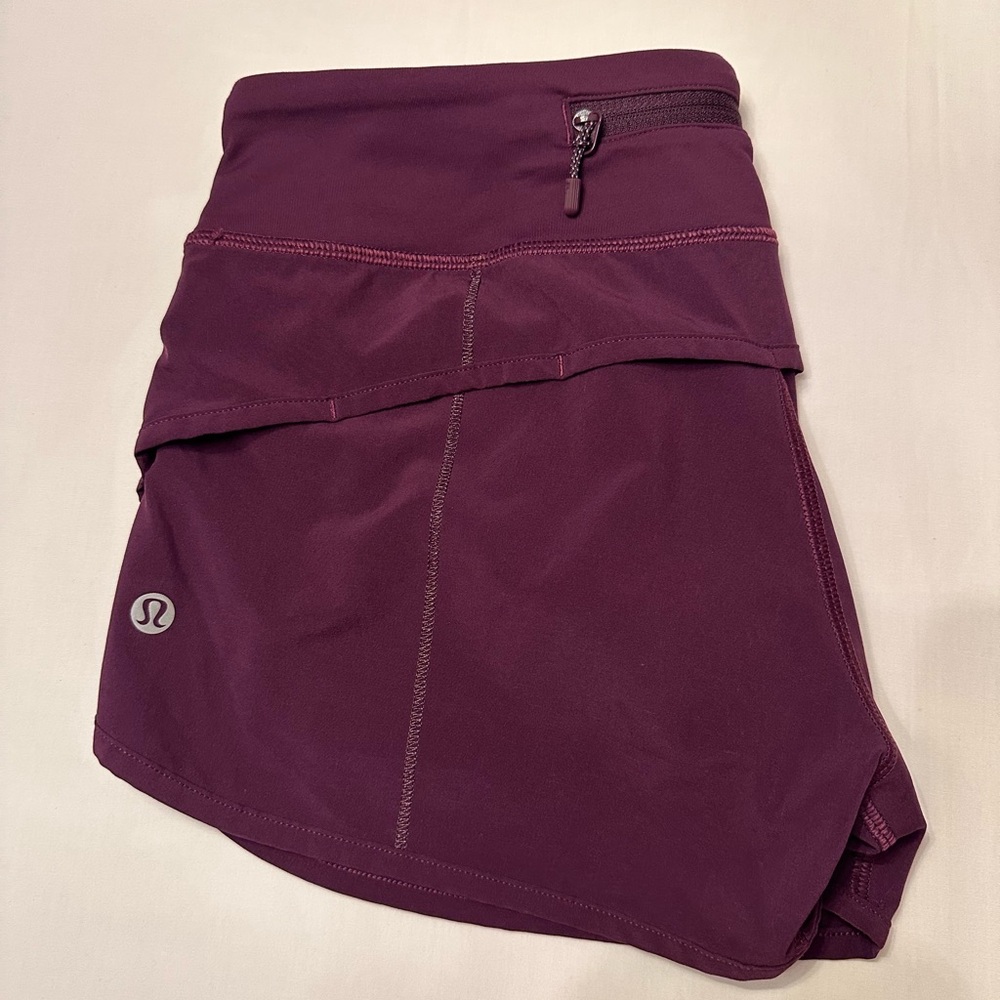 Lululemon Speed Short 2.5”LR*4-Way Stretch, Size 4 - Picture 10 of 11